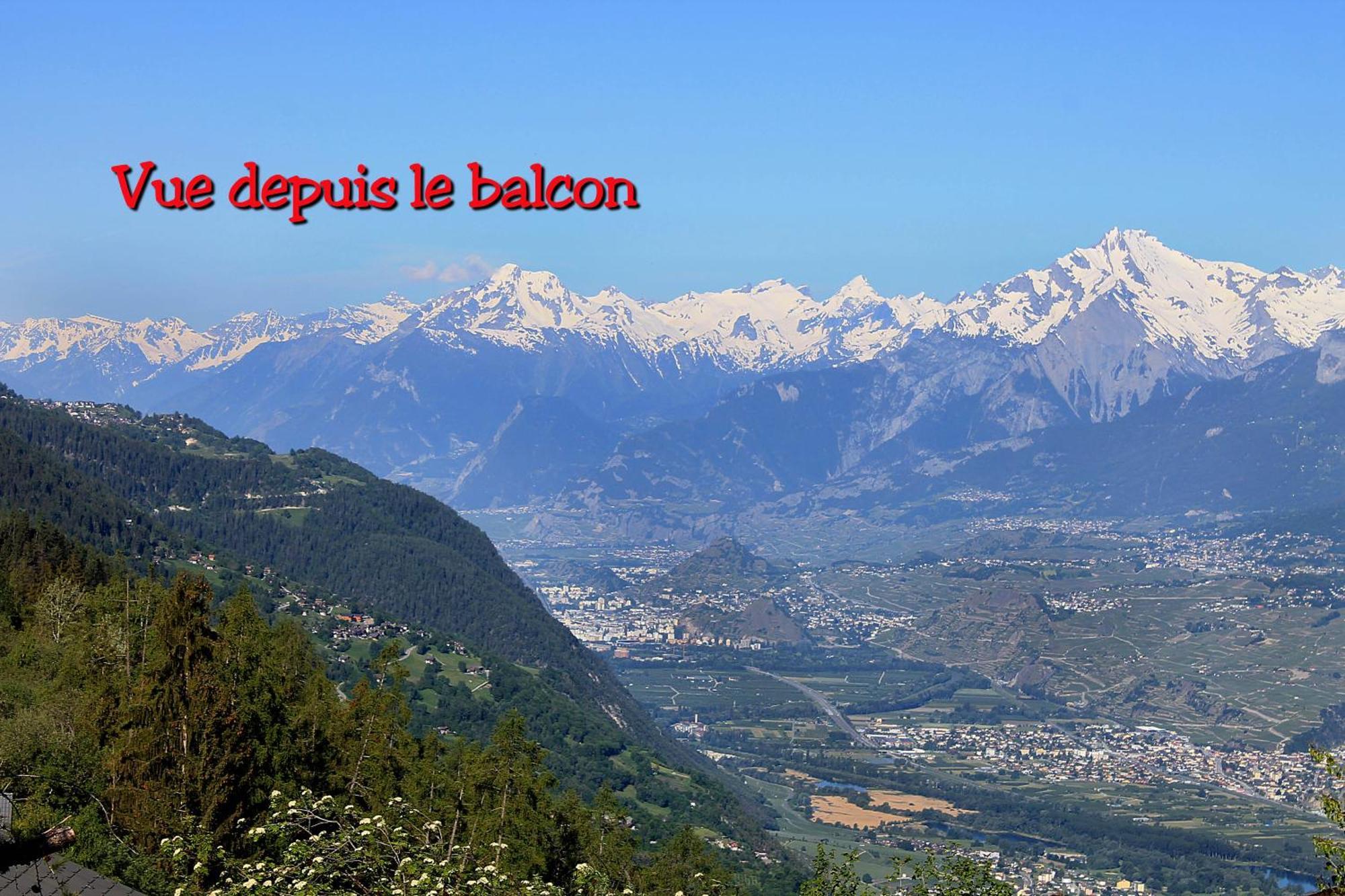 La Montagnette, Vercorin Exteriér fotografie